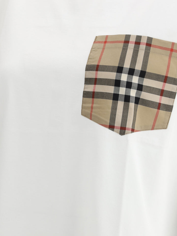 Burberry Women Archive Check Pocket T-Shirt