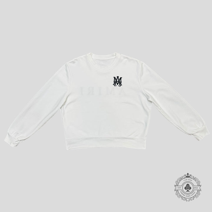 Amiri MA Core Crewneck in White