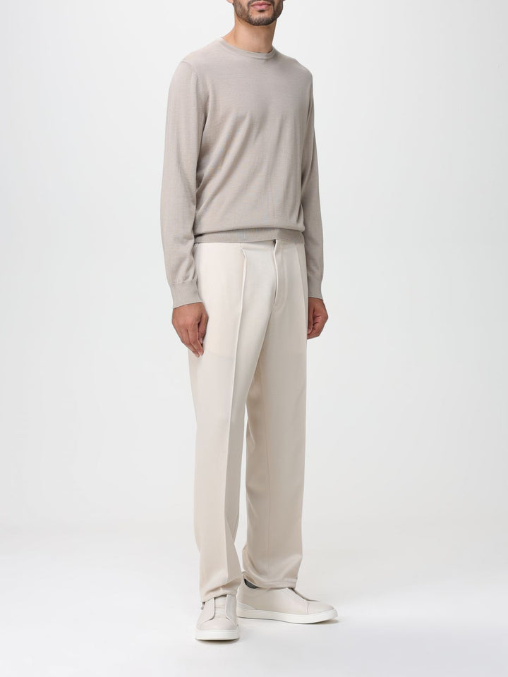 Zegna Sweater Men Yellow Cream
