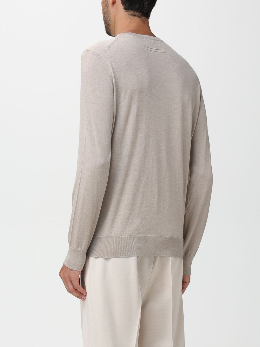 Zegna Sweater Men Yellow Cream