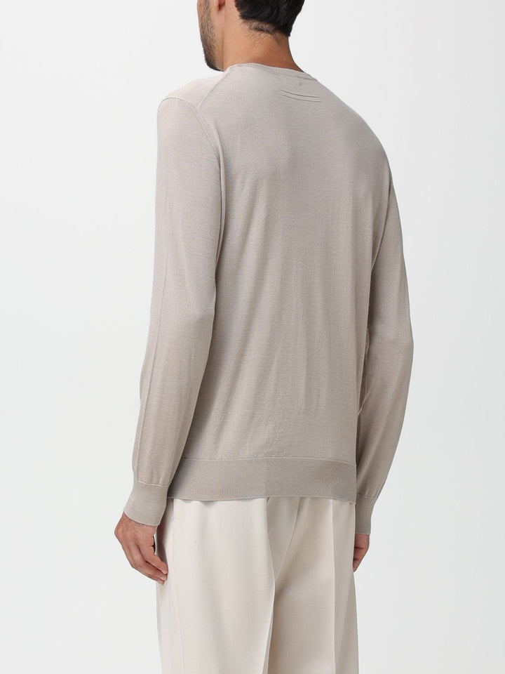 Zegna Sweater Men Yellow Cream