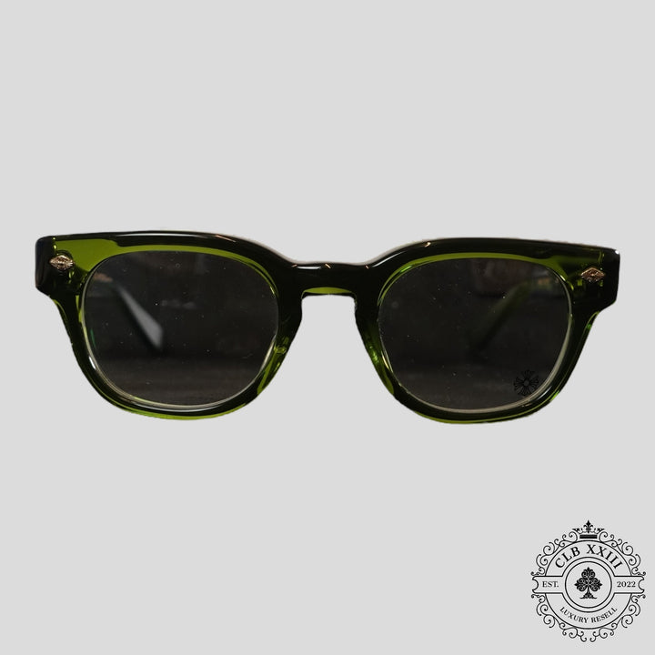 Chrome Hearts Jenna Tail Yea Glasses in Green