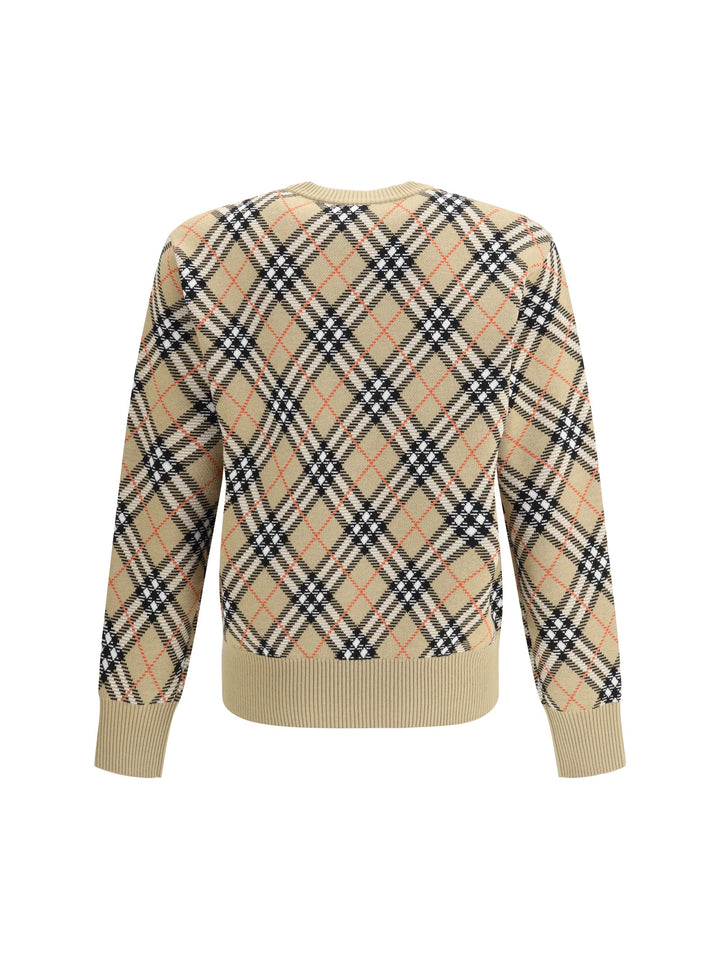 Burberry Men Archive Check Wool Sweate