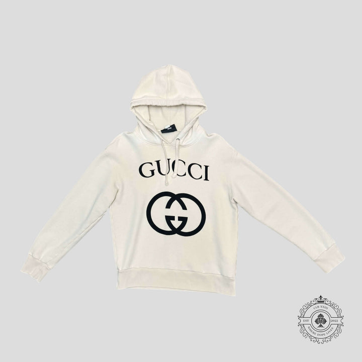 Gucci Interlocking G Hoodie in Off-White