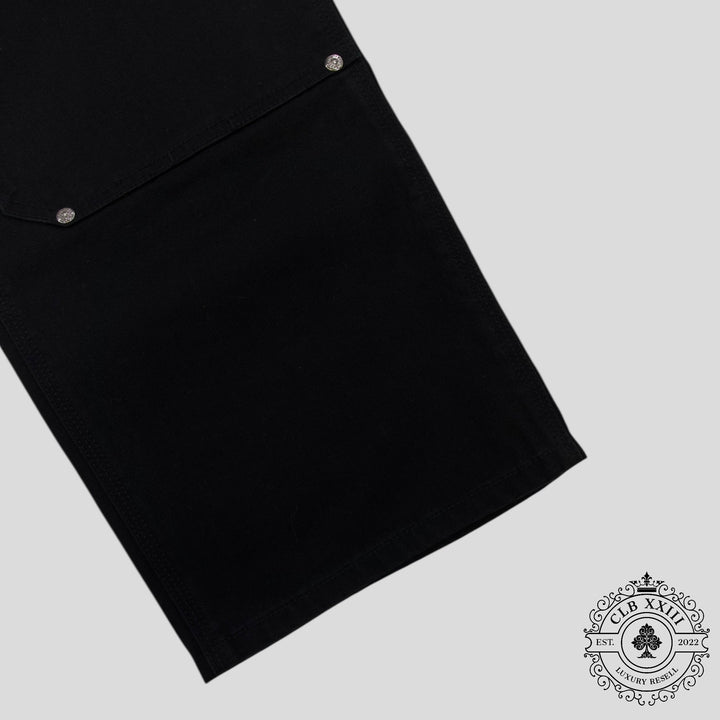 Chrome Hearts Double Knee Carpenter Pants in Black