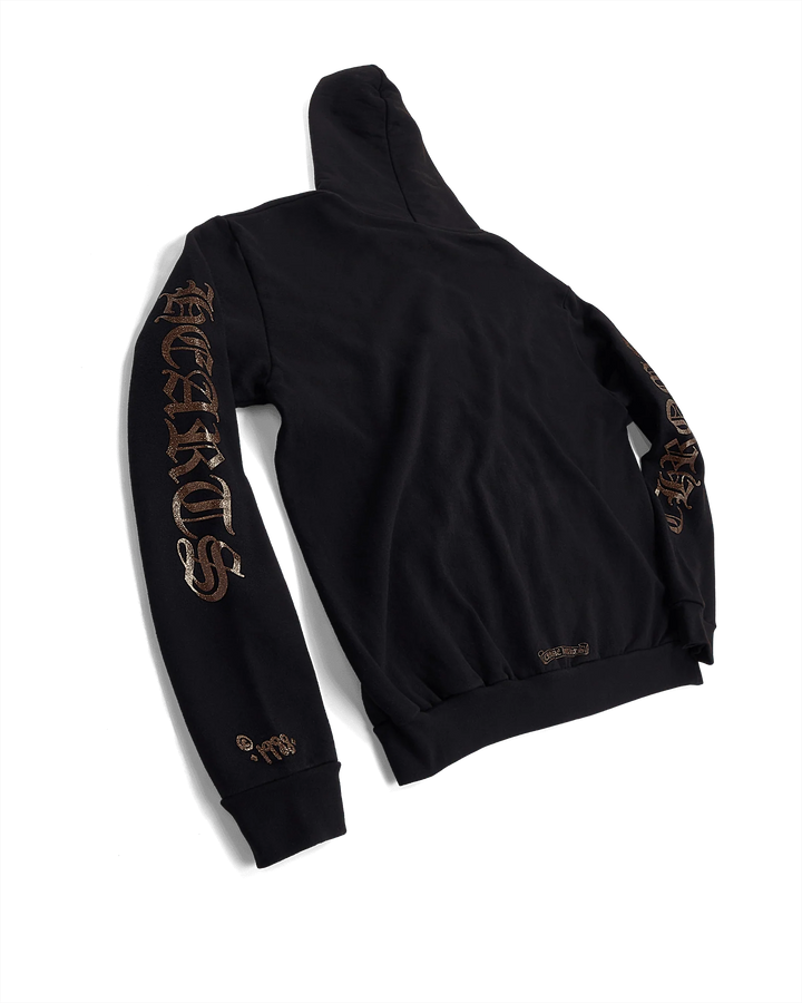 Chrome Hearts 1988 Zip Hoodie Black & Brown Glitter