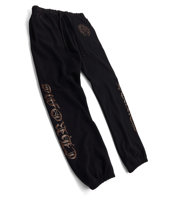 Chrome Hearts 1988 Sweatpants Black & Brown Glitter