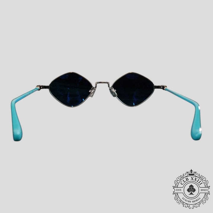 Chrome Hearts Diamond Dog Sunglasses in Blue