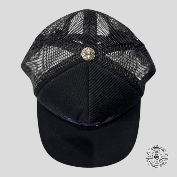 Chrome Hearts St. Barth Exclusive Hat in Black / Purple