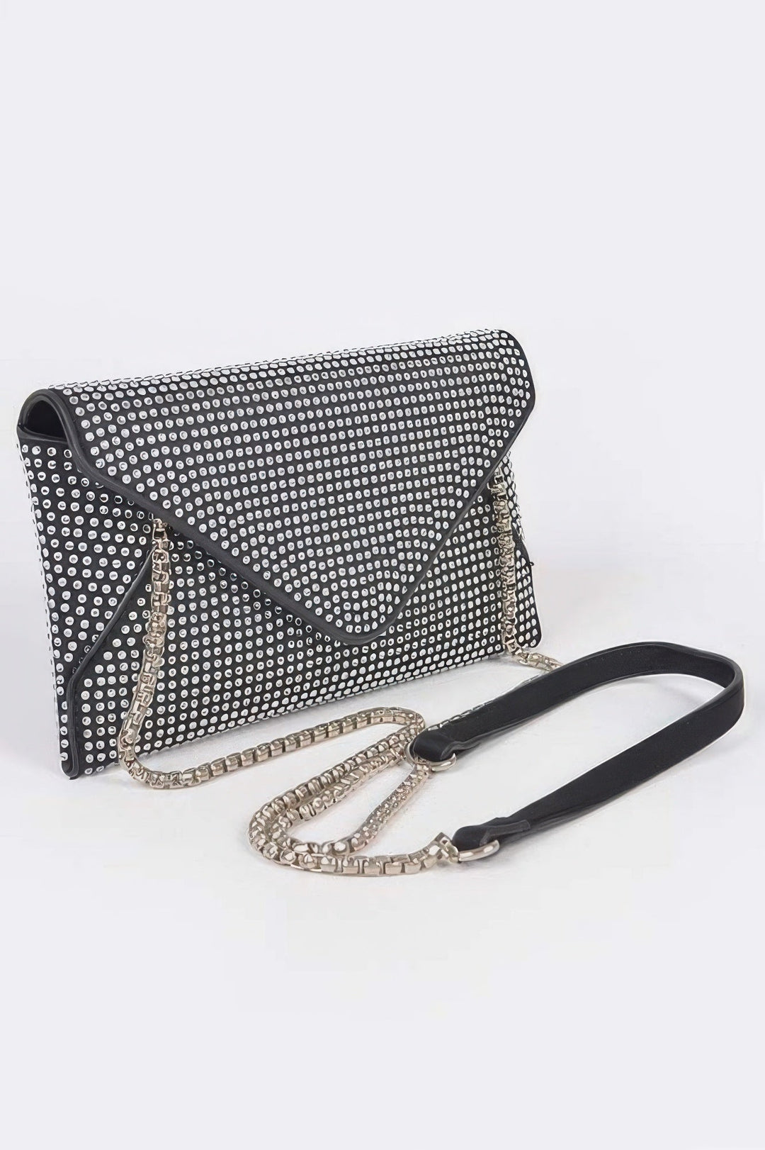 ELEGANT BAG HUDSON Hot Fix Rhinestones Envelope Clutch – BYMANYC ® New York