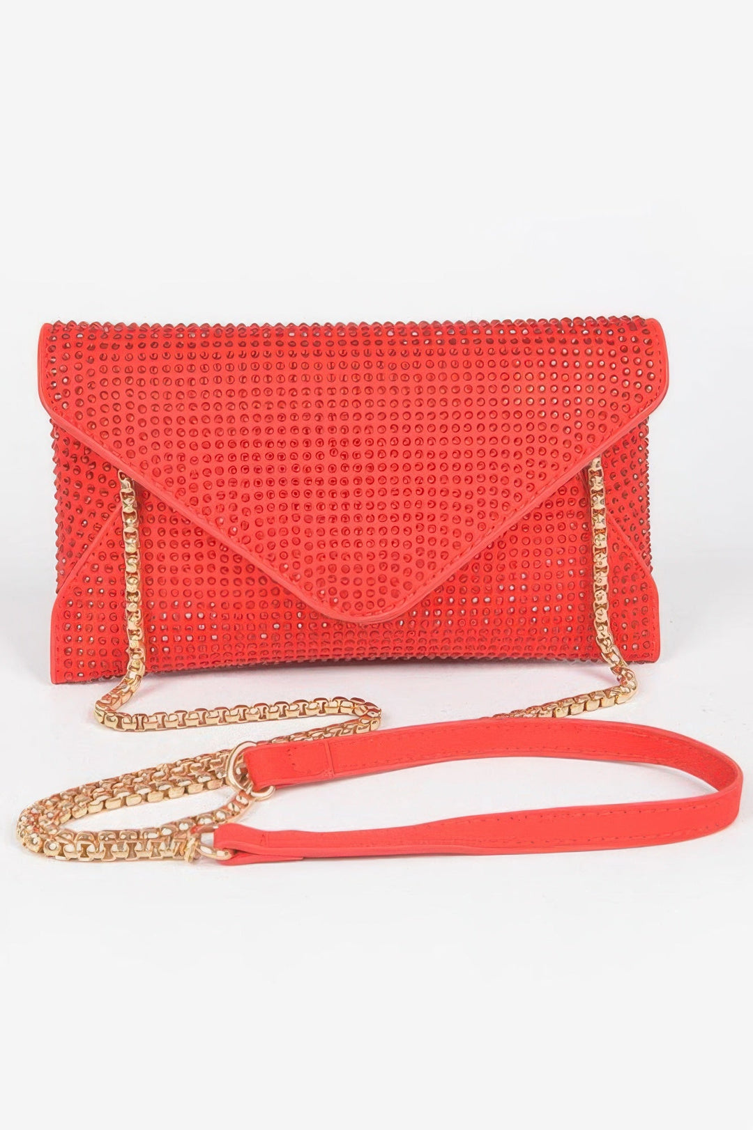 ELEGANT BAG HUDSON Hot Fix Rhinestones Envelope Clutch – BYMANYC ® New York