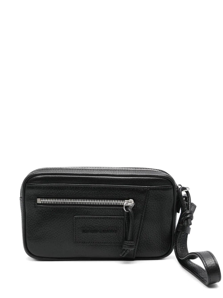 EMPORIO ARMANI Mini Leather Beauty Case for Men