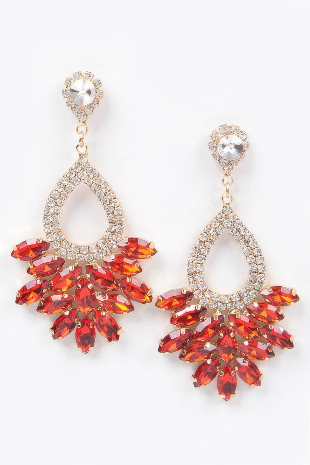 EMPIRE Rhinestone Dangle Earring - New Collection Los Angeles - BYMANYC ® New York