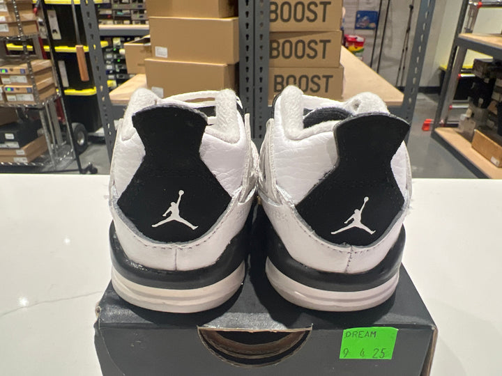 PRE OWNED Nike Air Jordan Retro 4 'Military Black (TD) Conditional