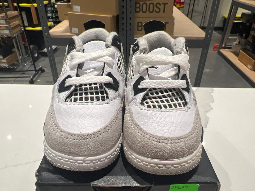 PRE OWNED Nike Air Jordan Retro 4 'Military Black (TD) Conditional