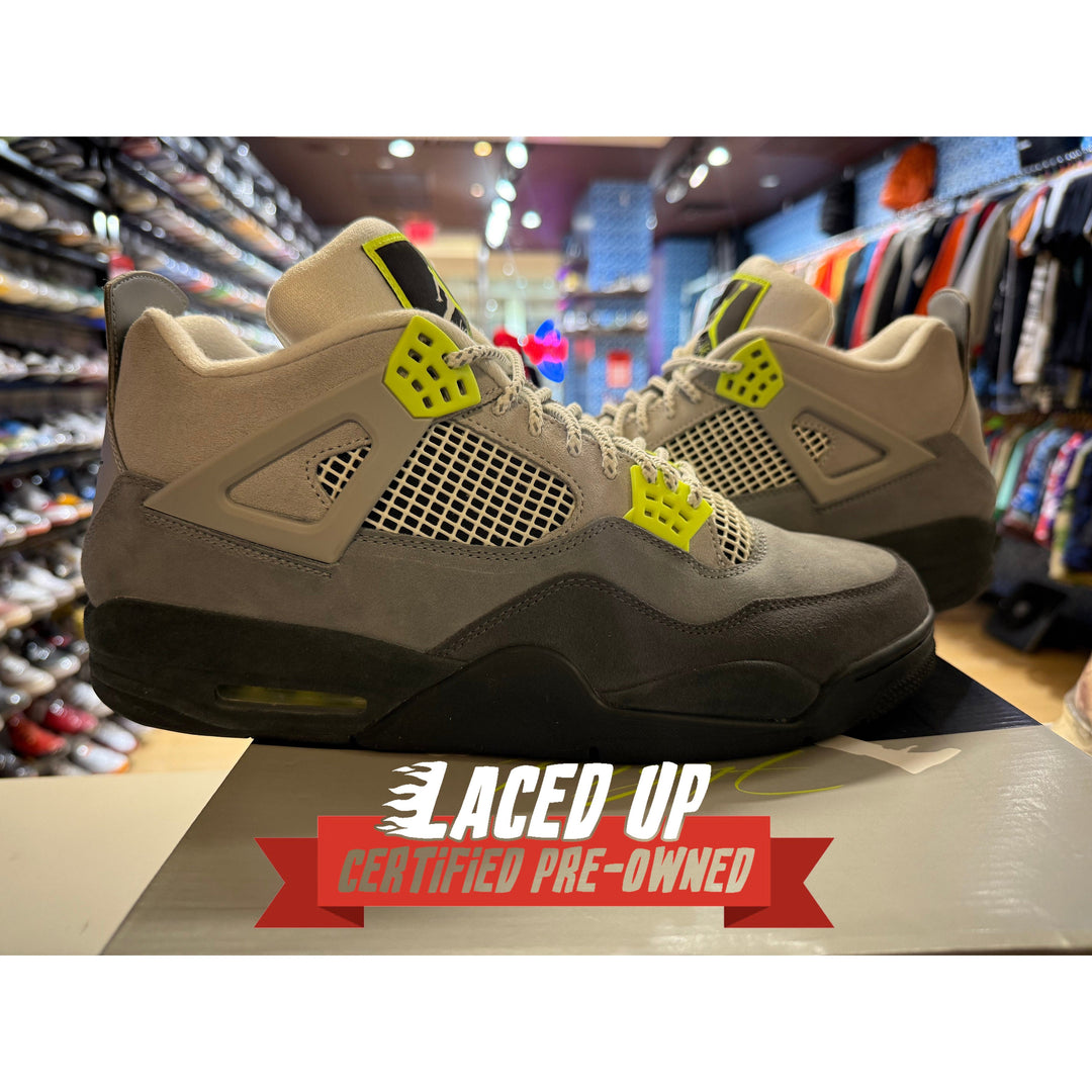 PRE OWNED Jordan 4 Retro SE 95 Neon