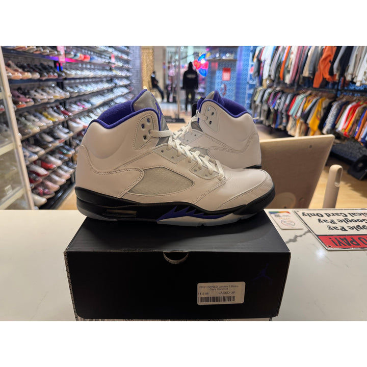 PRE OWNED Jordan 5 Retro Dark Concord