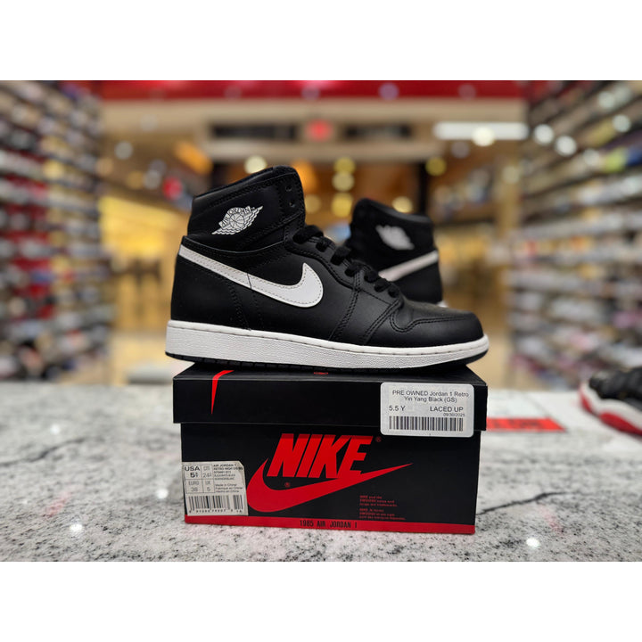 PRE OWNED Jordan 1 Retro Yin Yang Black (GS)