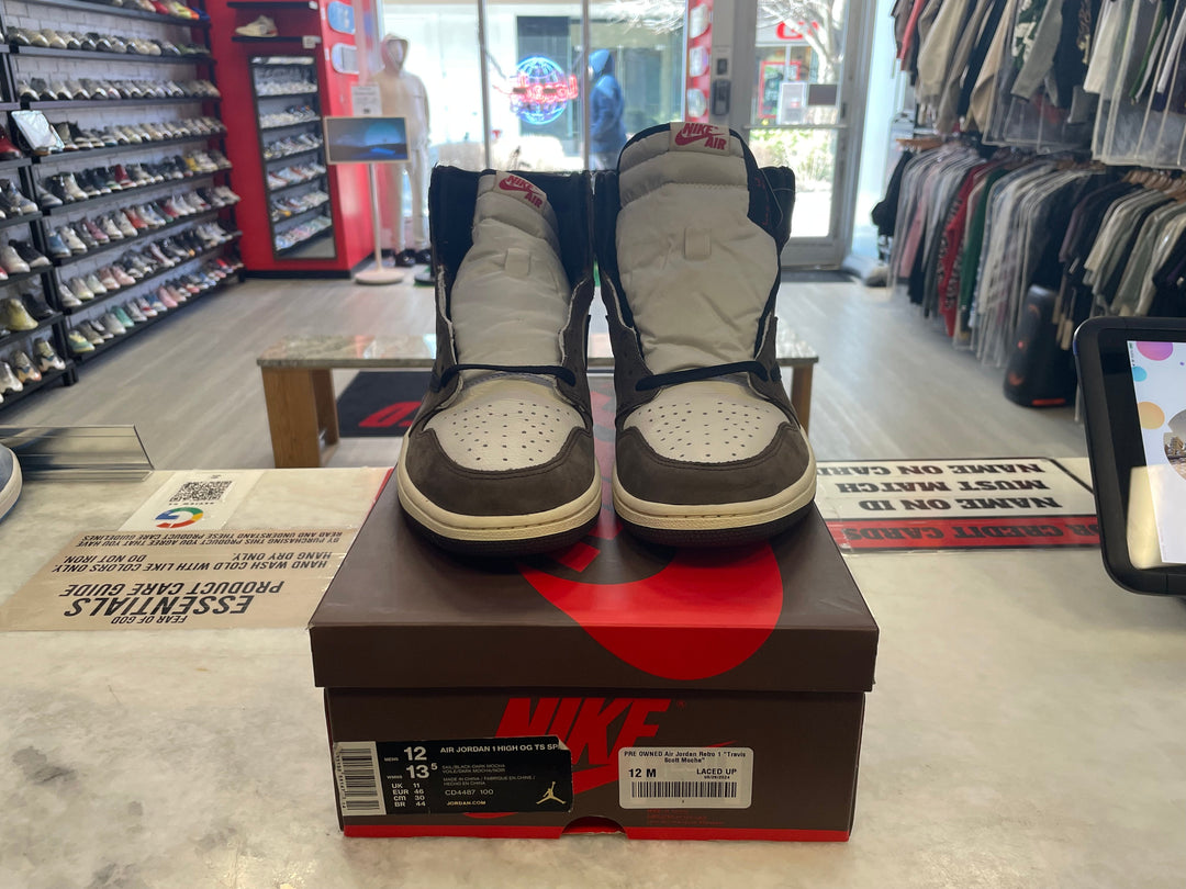 PRE OWNED Air Jordan Retro 1 "Travis Scott Mocha"