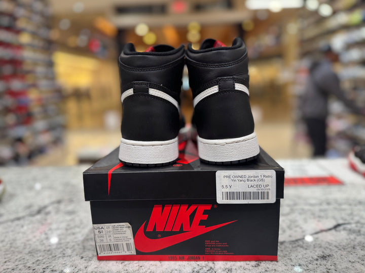 PRE OWNED Jordan 1 Retro Yin Yang Black (GS)
