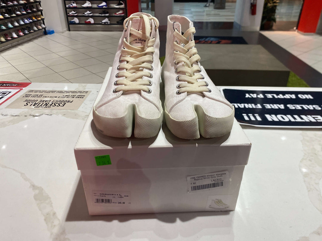 PRE OWNED Maison Margiela Replica White Grey Gum