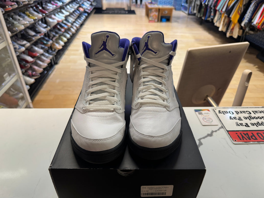 PRE OWNED Jordan 5 Retro Dark Concord