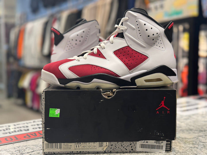 PRE OWNED Air Jordan Retro 6 "Carmine" (2021)