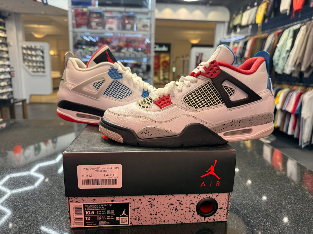 PRE OWNED Jordan 4 Retro What The