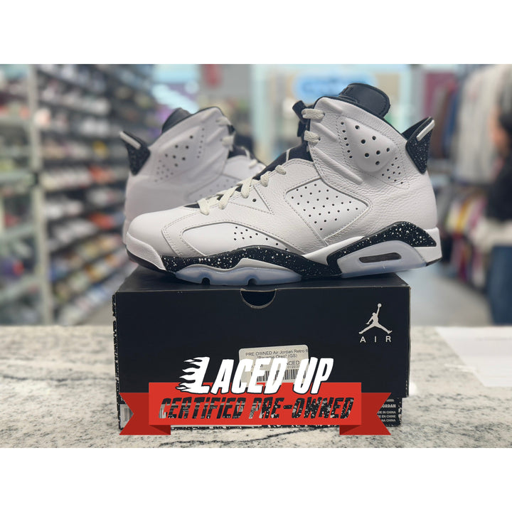 PRE OWNED Air Jordan Retro 6 "Reverse Oreo" (GS)