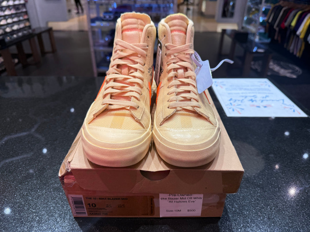 PRE OWNED Nike blazer mid off-white all hallow's eve