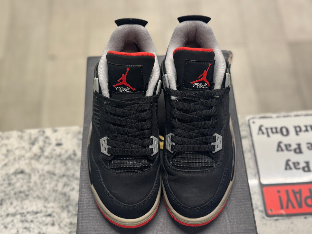 PRE OWNED Air Jordan 4 Retro "Bred" (2019) (GS)