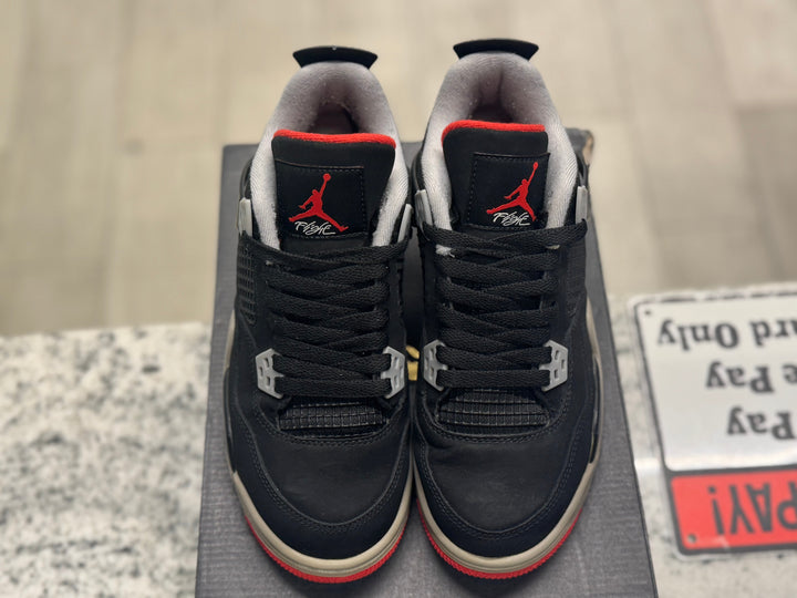 PRE OWNED Air Jordan 4 Retro "Bred" (2019) (GS)