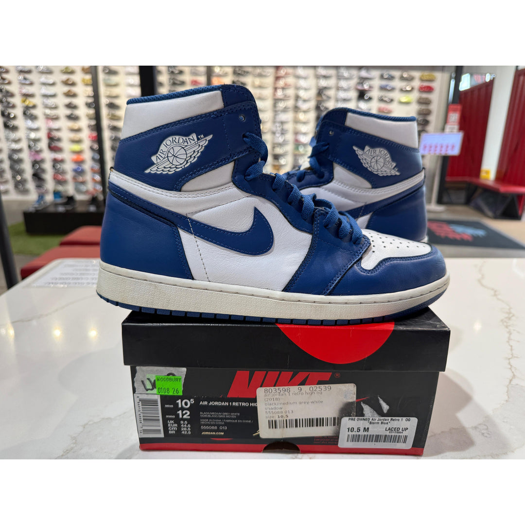 PRE OWNED Air Jordan Retro 1  OG "Storm Blue"