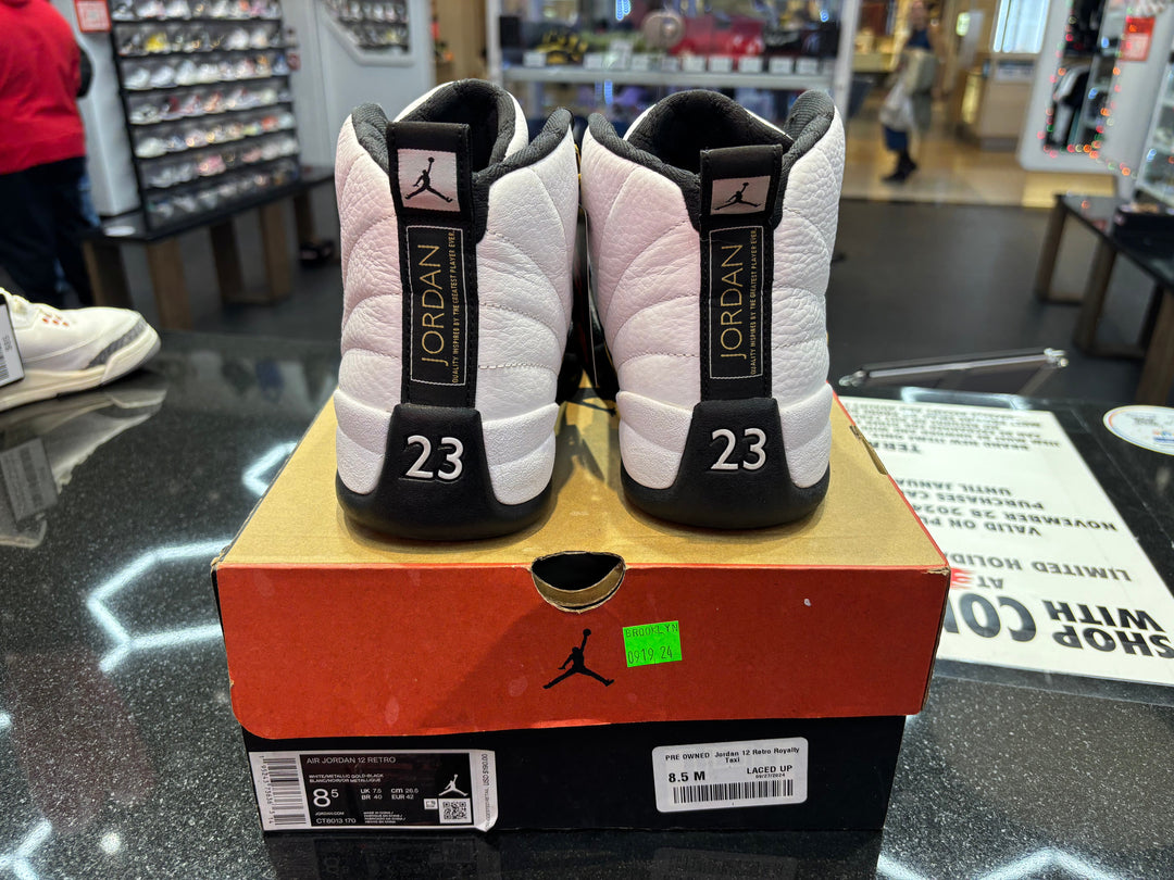 PRE OWNED  Jordan 12 Retro Royalty Taxi