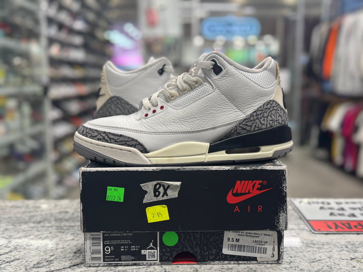 PRE OWNED Air Jordan Retro 3 "White Cement Reimagined"