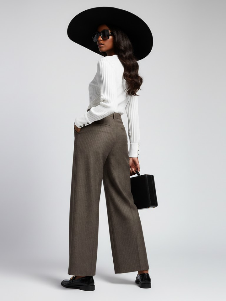 Elegant Wide-Leg Women&
