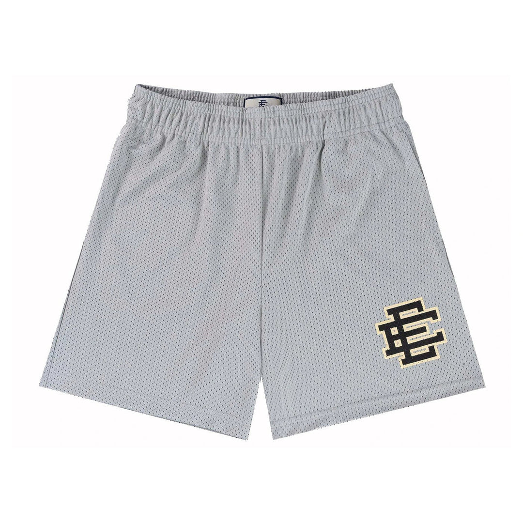 Eric Emanuel EE Basic Shorts Core Mesh-Grey/Gold