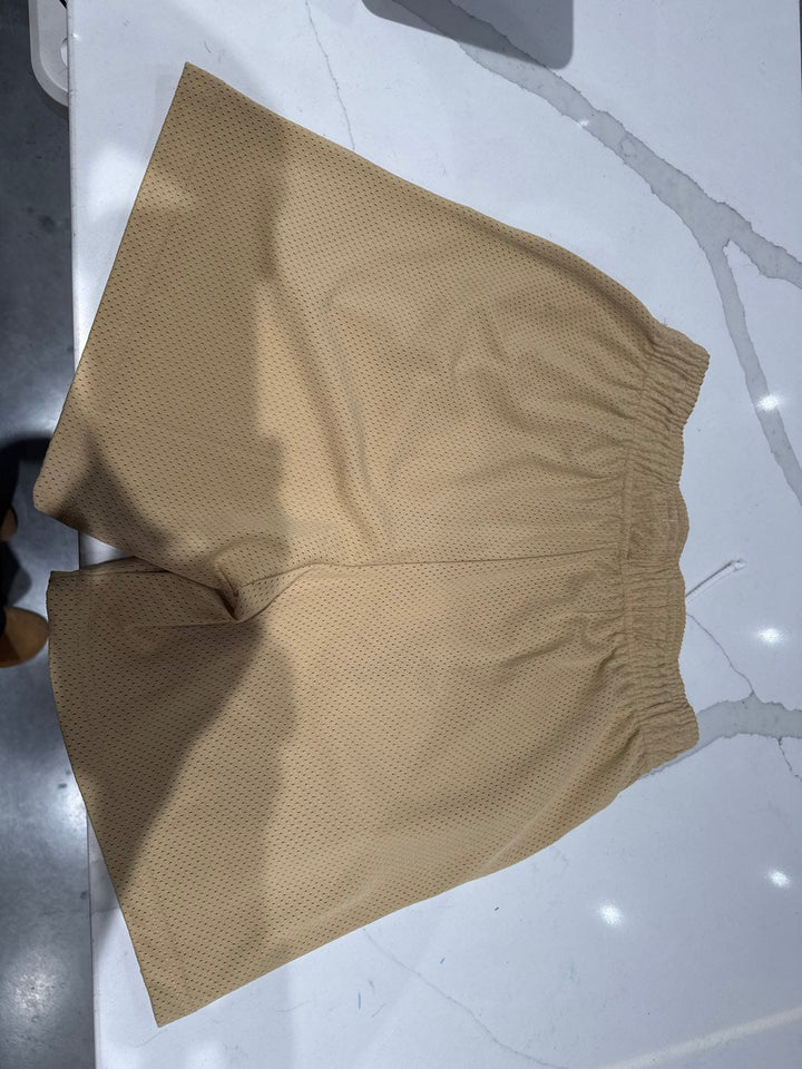 Eric Emanuel EE Core Mesh Shorts (SS24) Vegas Gold/Off White