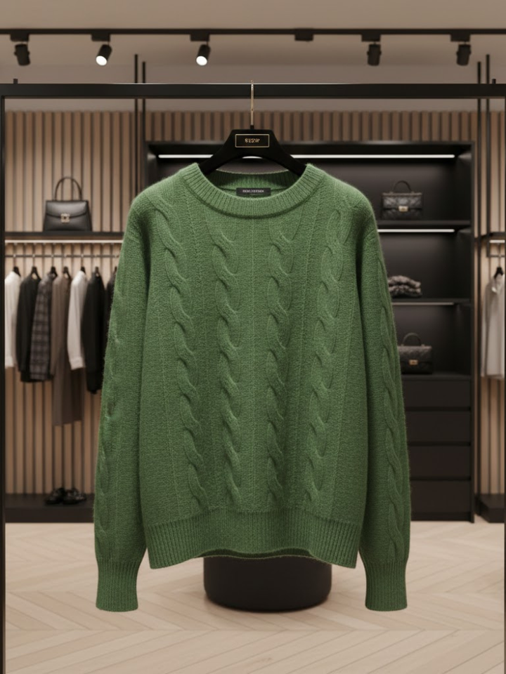 Essential Cable-Knit Eco-Jersey • SOHO New Collection BYMANYC ® New York