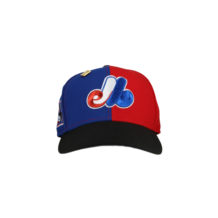 Montreal Expos Olympic Stadium "Split Decision" Metallic 59Fifty Fitted Hat