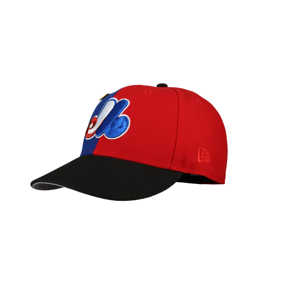 Montreal Expos Olympic Stadium "Split Decision" Metallic 59Fifty Fitted Hat