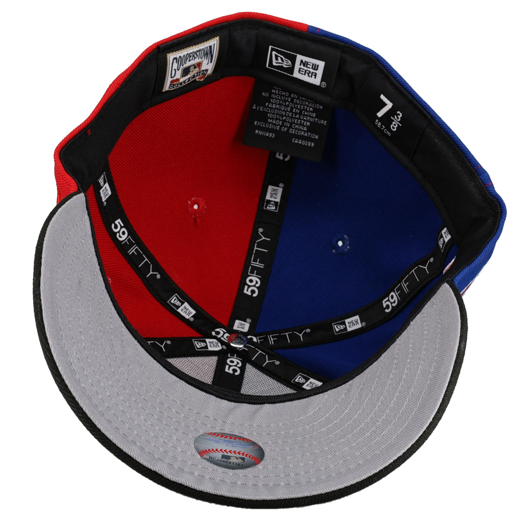 Montreal Expos Olympic Stadium "Split Decision" Metallic 59Fifty Fitted Hat
