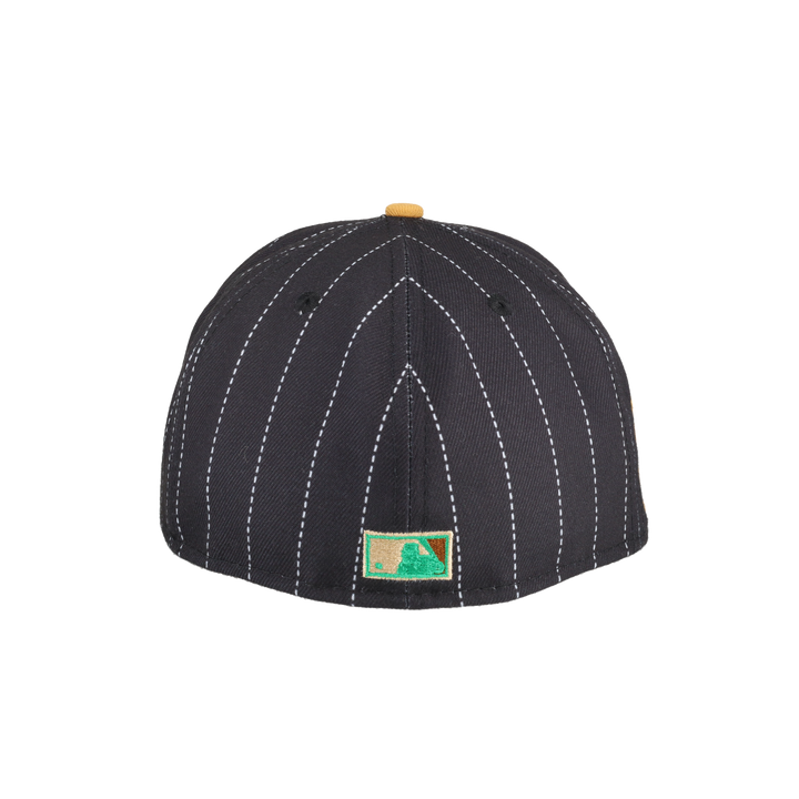 Montreal Expos Pinstripe Olympic Stadium Patch Fitted Hat