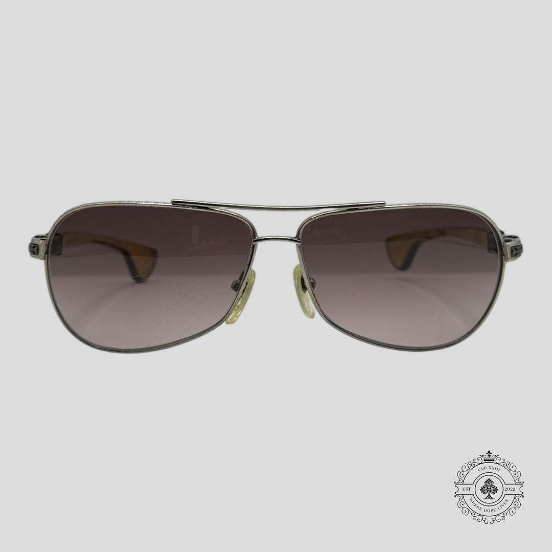 Chrome Hearts The Beast I Sunglasses in Silver