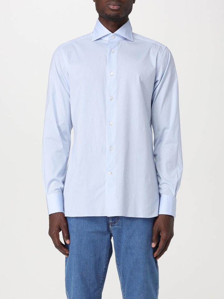 Zegna Shirt Men Sky Blue