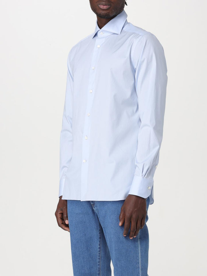 Zegna Shirt Men Sky Blue