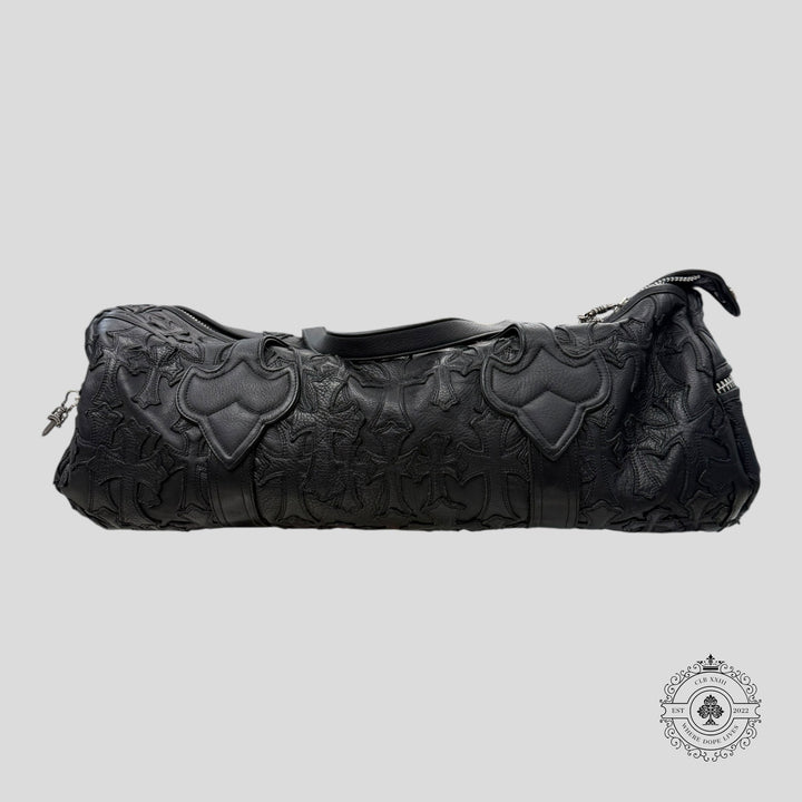 Chrome Hearts Cross Patch Duffle Bag in Black