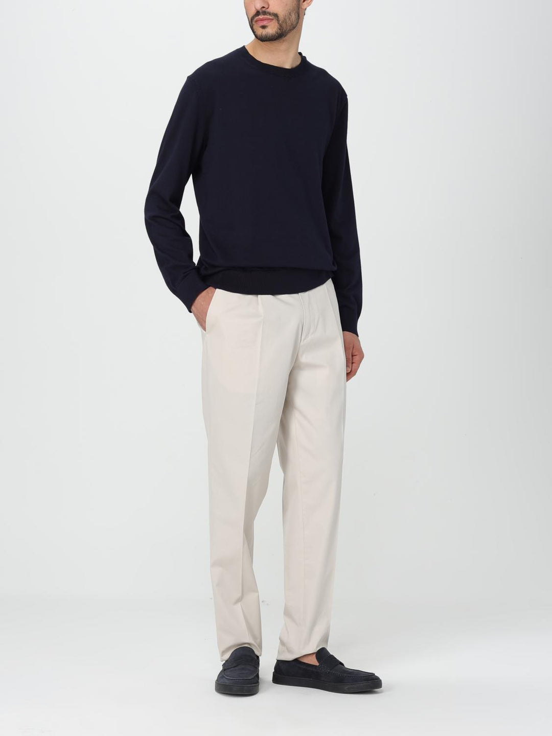 Zegna Sweater Men Navy