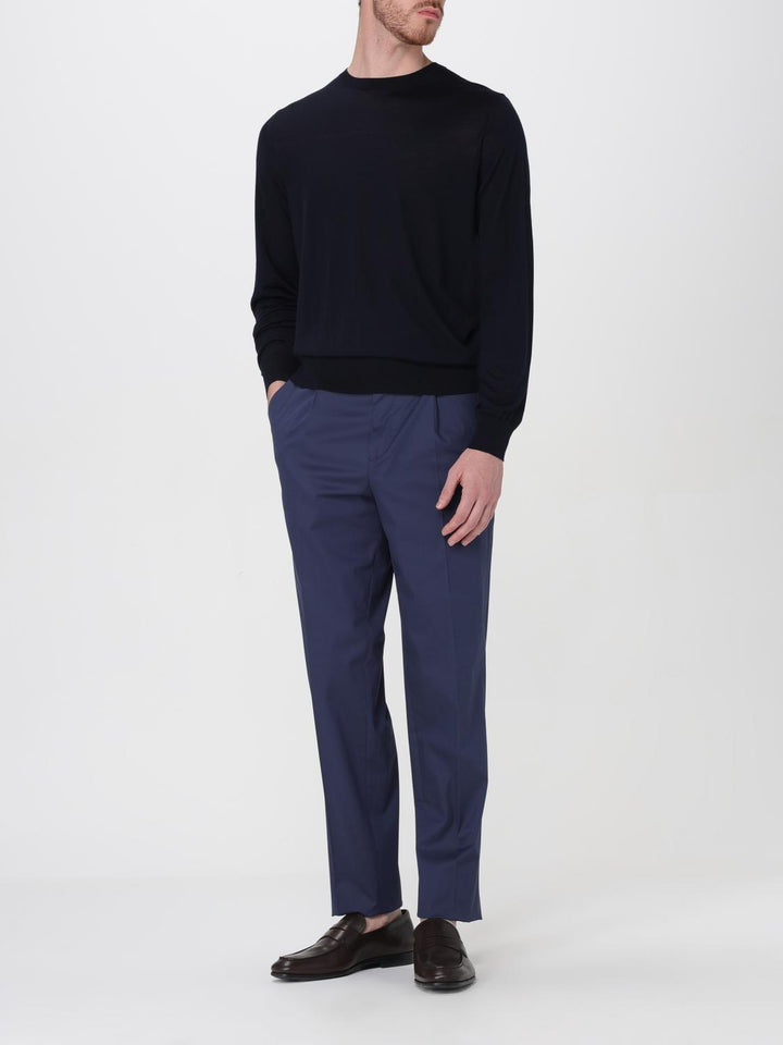 Zegna Pants Men Blue