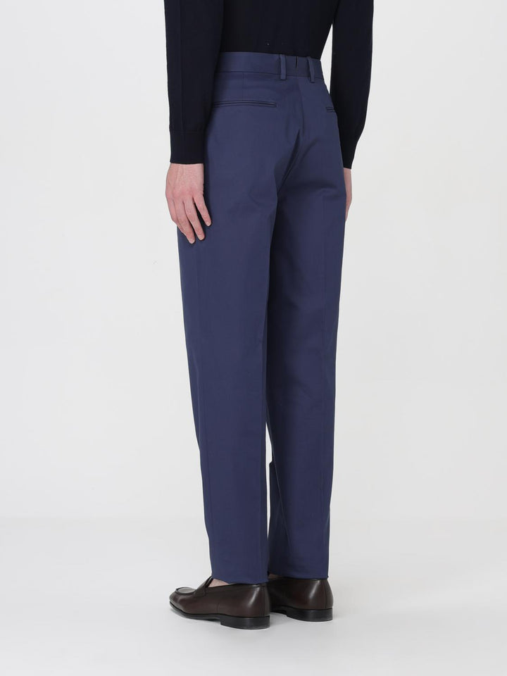 Zegna Pants Men Blue